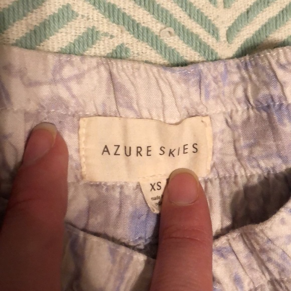 Floral joggers / capris - Picture 3 of 4